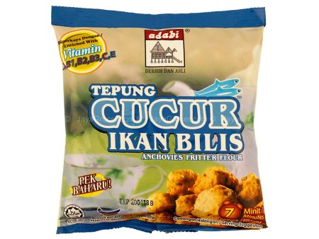 Adabi Tepung Cucur Ikan Bilis (Anchovy Fritter Flour Mix) 200g Cheap