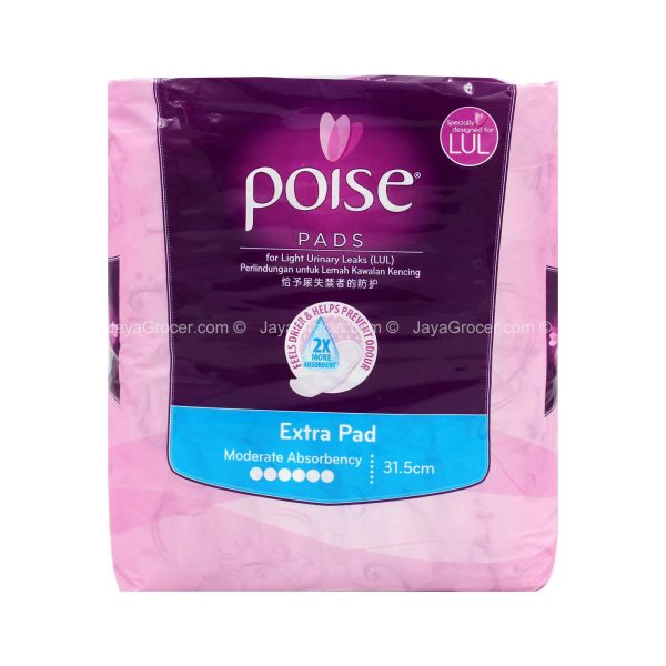 Poise Pads Extra Long 12pcs pack Fashion