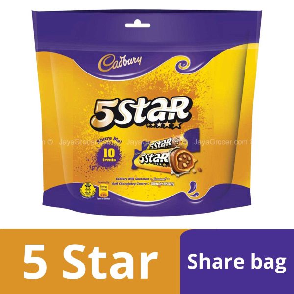 CADBURY 5 STAR SHAREBAG 150G Supply