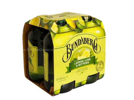 Bundaberg Lemon Lime & Bitters Sparkling Flavoured Drink 375ml For Cheap