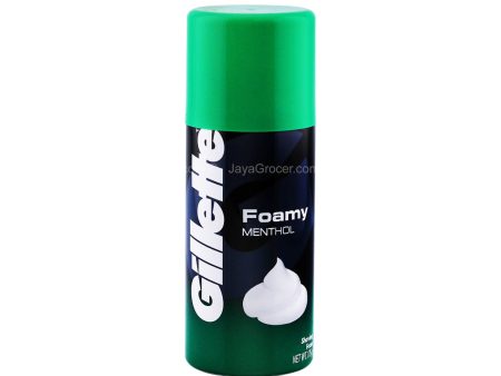 Gillette Foamy Menthol 175g For Cheap