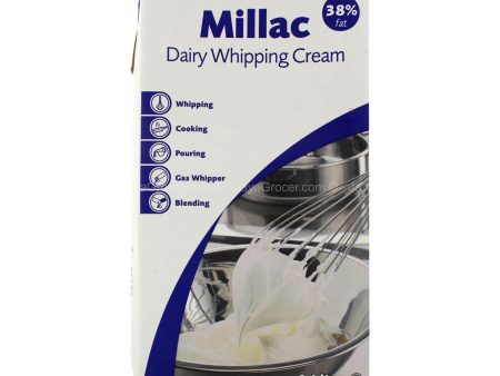 UK Prittchitt Millac UHT Dairy Whipping Cream 1L Fashion