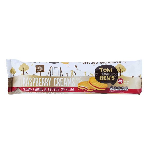 Tom and Ben s Raspberry Creams Biscuits 250g Online