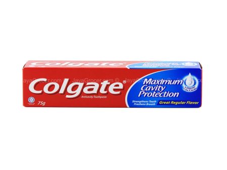 Colgate Maximum Cavity Protection Great Regular Favour Toothpaste 75g on Sale