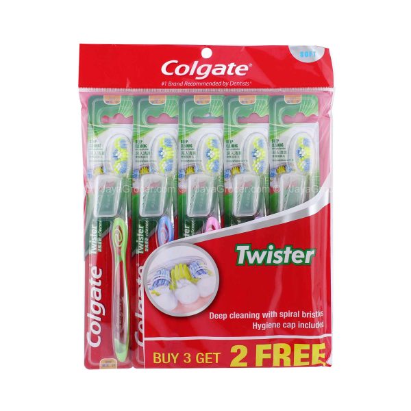 Colgate Twister Toothbrush (Soft) 1pack For Cheap