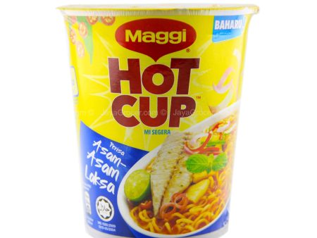 Maggi Hot Cup Asam Laksa Instant Noodle 60g Discount