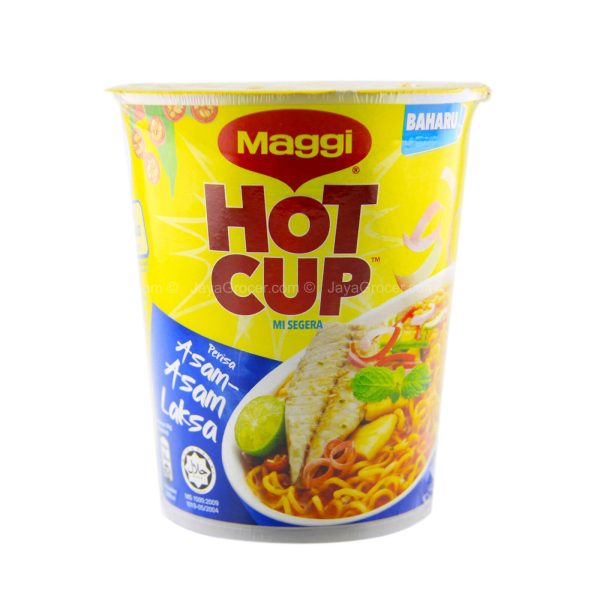 Maggi Hot Cup Asam Laksa Instant Noodle 60g Discount