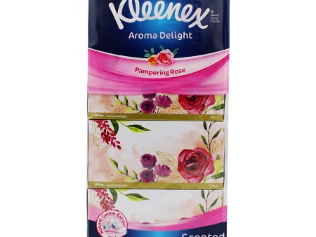 Kleenex Facial Tissue Rose Scented 90pcs x 4 on Sale