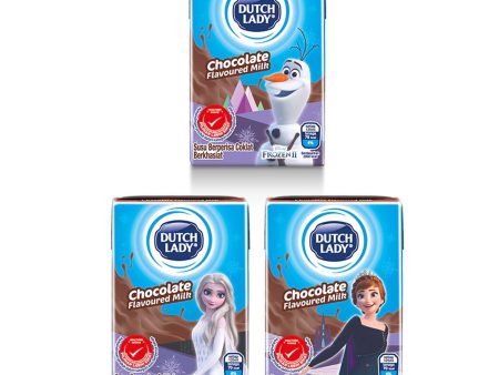 Dutch Lady Milky Frozen UHT Milk Chocolate Flavour 125ml x 4 Hot on Sale