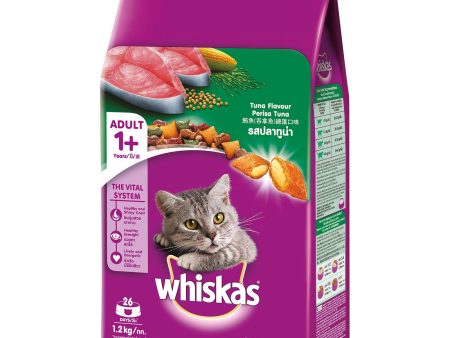 Whiskas Dry Cat food Tuna Flavor 1.2KG Sale