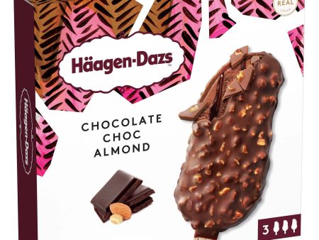 Haagen-Dazs Chocolate Choc Almond Ice Cream 80ml x 3 Fashion