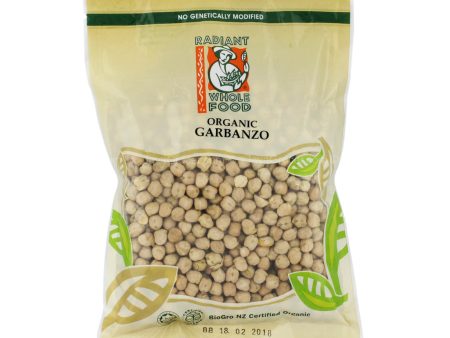 Radiant Whole Food Organic Garbanzo 500g Online now