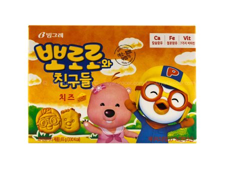 Binggrae Pororo Cheese Biscuit 65g Supply