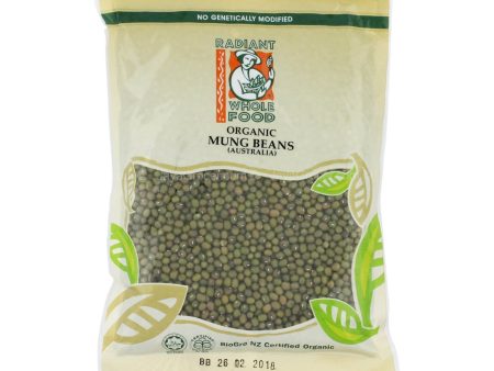 Radiant Whole Food Organic Australian Mung Beans 500g Online