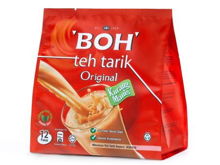 Boh Teh Tarik Original Less Sweet 27g x 12 Online Sale