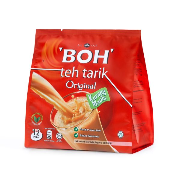 Boh Teh Tarik Original Less Sweet 27g x 12 Online Sale