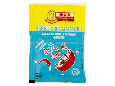 Cheong Kim Chuan Belacan Chilli Powder (Fermented Shrimp Paste Chili Powder) 20g Fashion