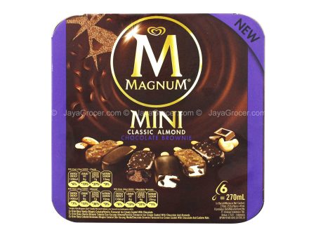 Magnum Mini Brownie Ice Cream Sticks 45ml x 6 Cheap