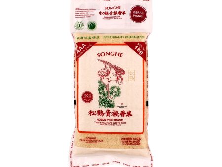 Songhe Noble Pine Crane Thai Fragrant White Rice 1kg Hot on Sale