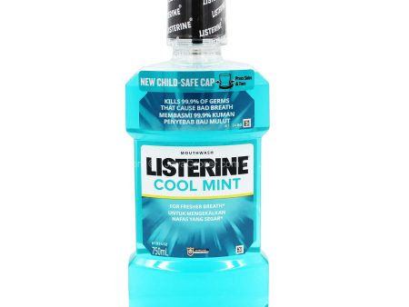 Listerine Cool Mint Antibacterial Mouthwash 750ml For Sale