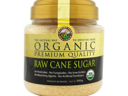 CF OG RAW CANE SUGAR CANISTER 900G For Sale