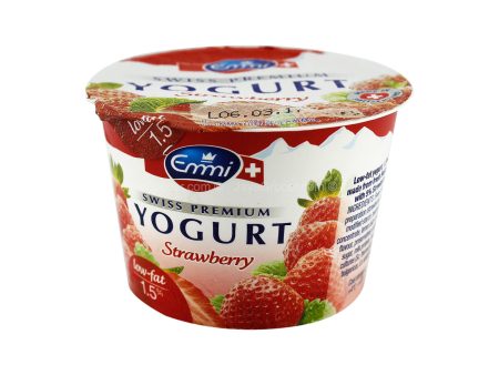 Emmi Swiss Premium Low Fat Strawberry Yoghurt 100g Hot on Sale