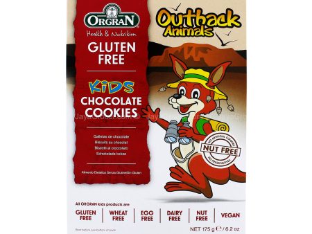 Orgran Health & Nutrition Gluten Free Kids Outback Animals Chocolate Cookies 175g Fashion