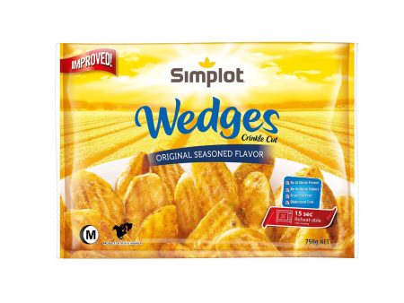 Simplot Wedges Original 750g Fashion