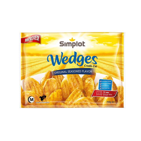 Simplot Wedges Original 750g Fashion