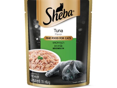 Sheba Tuna Flavour Wet Cat Food (Pouch) 70g Fashion