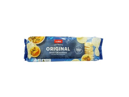 Coles Original Rice Crackers 100g on Sale