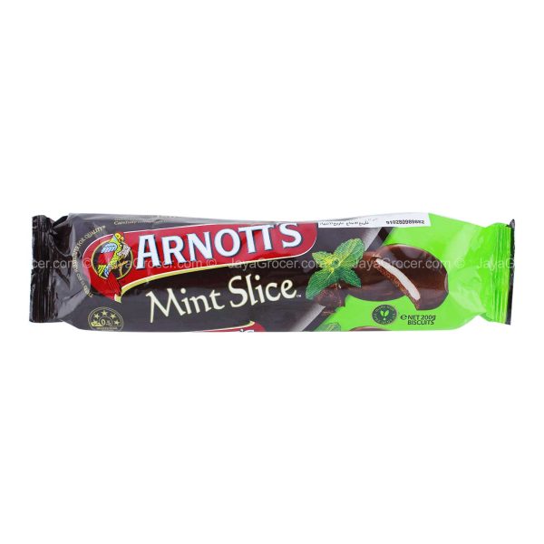 Arnotts Mint Slice Biscuits 200g Online