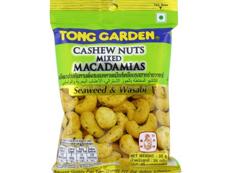 Tong Garden Seaweed and Wasabi Cashew Nuts Mixed Macadamias 35g Online Hot Sale