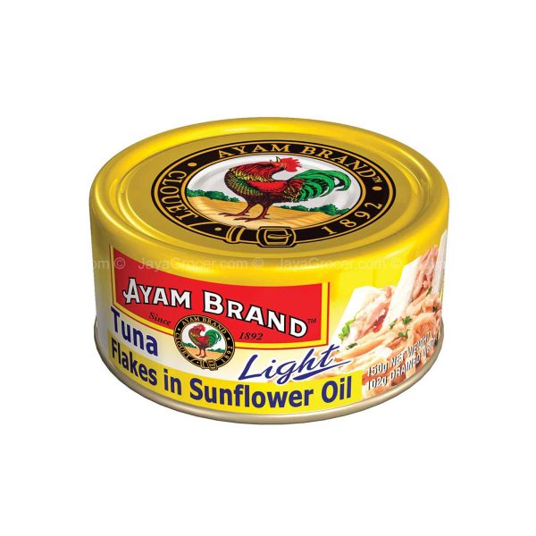 Ayam Brand Tuna Flakes in Sunflower Oil (Light) 150g Online now