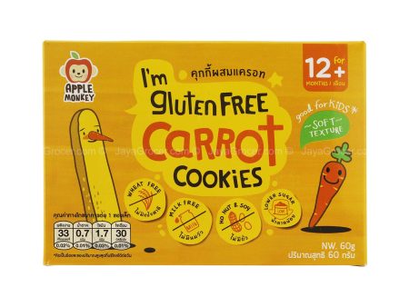 Apple Monkey Gluten Free Carrot Cookies 60g Online Hot Sale