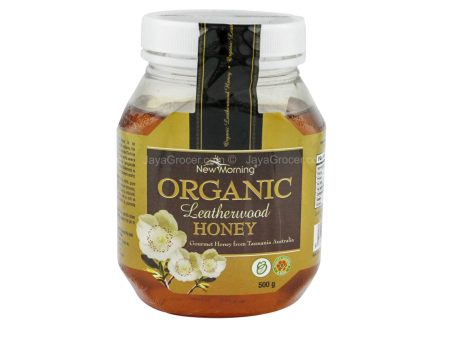 NEW MORNING ORGN HONEY LEATHERWOOD 500G For Cheap