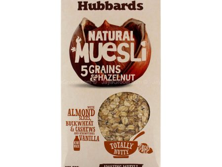 HUBB MUESLI 5 GRAINS & HAZELNUT 590G *1 Sale