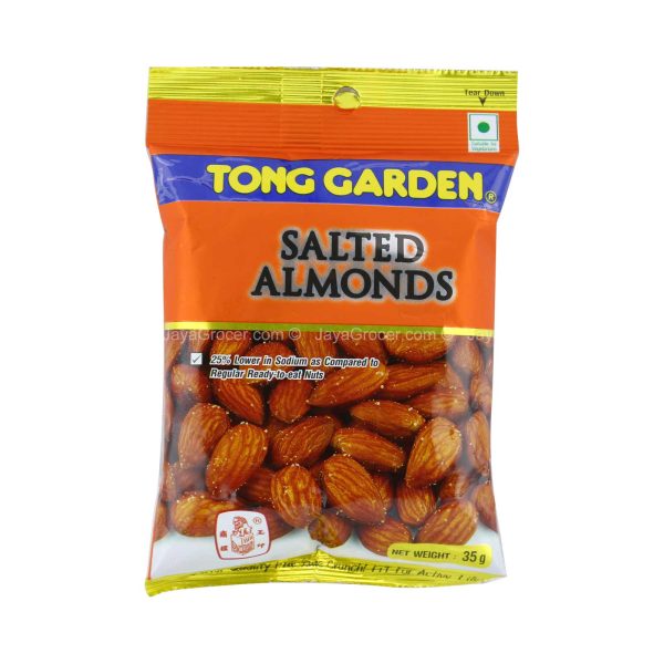 Tong Garden Salted Almonds 35g For Sale