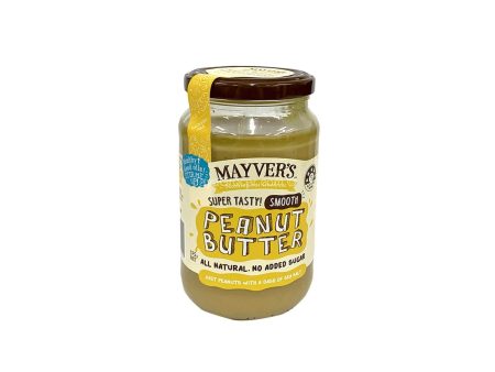 Mayver s Smooth Peanut Butter 375g Online now