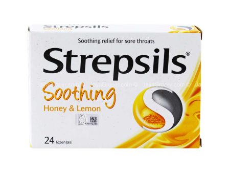 Strepsils Soothing Honey Lemon (Box) 24pcs pack on Sale