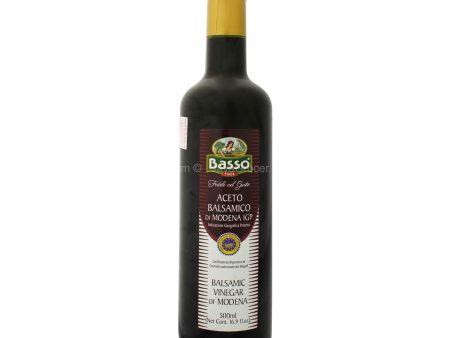 Basso Balsamic Vinegar of Modena 500ml For Sale