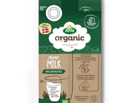 Arla Organic Milk Twin Pack 1L x 2 Online Hot Sale