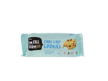 Coles I m Free From Gluten, Wheat and Nuts Chocolate Chip Cookies 160g Online