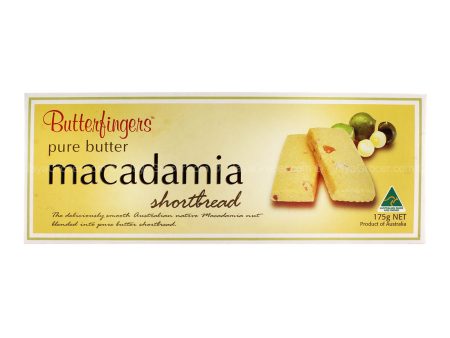 Butterfingers Macadamia Pure Butter Shortbread 175g Online