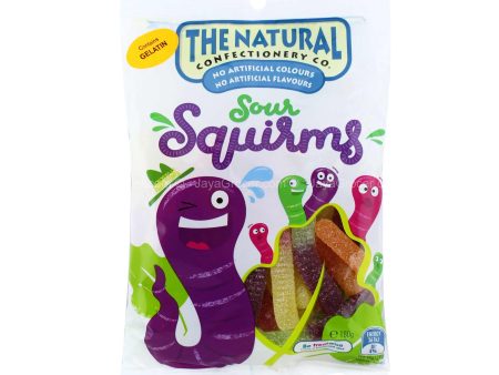 The Natural Confectionery Co. Sour Squirms Jellies 180g Hot on Sale