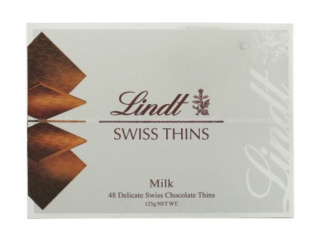 Lindt Swiss Thin Milk Chocolate 125g Hot on Sale