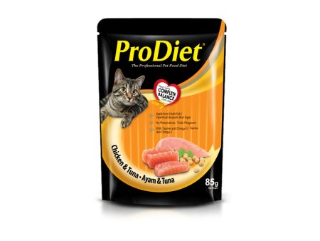 Pro Diet Pouch Chicken and Tuna 85g For Discount