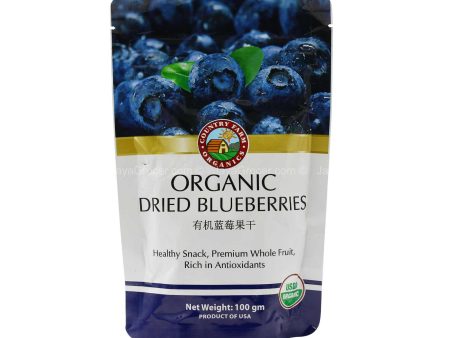 Country Farm Organic Dried Blueberries 100g Supply