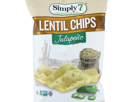 Simply7 Lentil Chips Jalapeno 113g Online Hot Sale