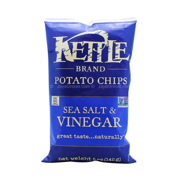 Kettle Brand Chips Sea Salt And Vinegar 142g Online Hot Sale